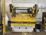 WATCH VIDEO - VERSON T-56-A 100-TON X 8' MECHANICAL PRESS BRAKE 8,777 HRS, 100 TON CAP., S/N: 3624