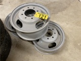 (3) NEW GM 8-LUG TRUCK RIMS, FOR 16