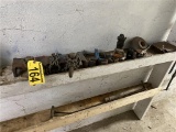 MISC. LOT: PIPE STAND VISE, WELDING MAGNET & MISC.