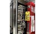 CONTENTS IN TOOL BOX: MISC. DEEP WELL SOCKETS, WRENCHES & MISC. HAND TOOLS - TOOL BOX NOT INCLUDED