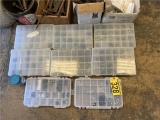 LOT: FASTENERS, 8-TOOL ORGANIZERS & CONTENTS