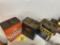 (3) 2-GAL VINTAGE MOTOR OIL CANS; GULF, SUNOCO, LUBRITE