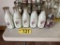 (6) 1-QT MILK BOTTLES; ELM ROW MILK FARM - KEZAR FALLS, MAINE