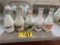 (5) ASSORTED 1-QT MAINE MILK BOTTLES