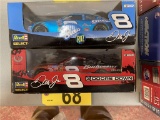 (2) REVELL SELECT LIMITED EDITION DALE EARNHARDT JR. DIE CAST COLLECTIBLES, 1/24