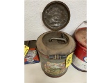 VINTAGE 5-GAL HOME RULE FAMILY OIL GASOLINE CAN