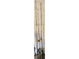 (4) ASSORTED SPINNING RODS