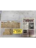LOT: 1985 BEECH RIDGE NEWS ARTICLE, 1998 NEW ENGLAND SPEED PAGES BEECH RIDGE SPECIAL EDITION