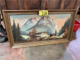 BAVARIA, GERMANY FRAMED PAINTING, 44