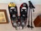 YUKON SNOWSHOES, POLES 