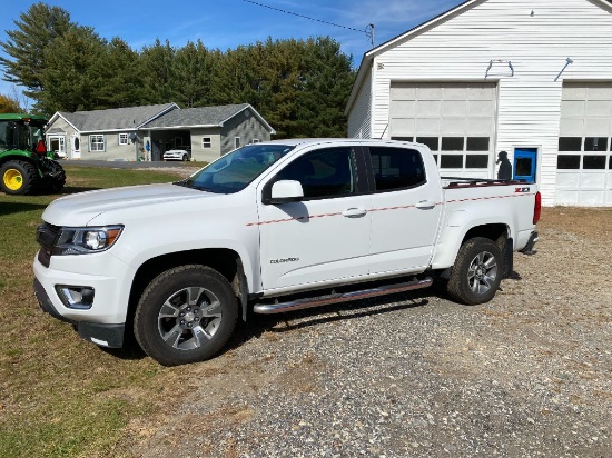 2018 CHEVROLET COLORADO 4WD Z71 OFF ROAD CREW CAB, 3.6L V6, AUTO, VIN: 1GCGTDENXJ1200820 9,128 MILES