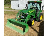 2019 JOHN DEERE 3039R COMPACT UTILITY TRACTOR 4WD, 320R LOADER, 72