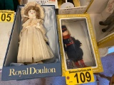 LOT: 2-DOLLS NESBIT ROYAL DOULTON 