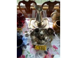 SILVER PLATE TRAYS, S&P SHAKERS, PITCHERS