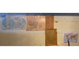 LOT: 6-ASSORTED WALL MAPS