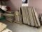 LOT: 50-SECTIONS OF 3X3' DANCE FLOORING, 38-3X4' SECTIONS W/EDGING & CARTS