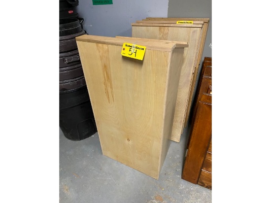 (2) MAPLE PODIUMS