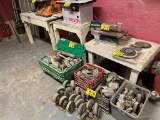 4-SHOP BENCHES & CONTENTS: ASSORTED PAINT CANS