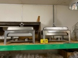 (2) CHAFING DISHES