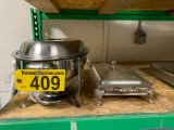 LOT: CHAFING DISH & PARTS CHAFING DISH