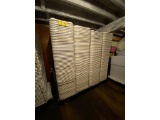 (241) FOLDING CHAIRS (WHITE) W/ CART