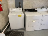 (3) APPLIANCES: (1) WHIRLPOOL TOP LOAD WASHER, (1) WHIRLPOOL & (1) MAYTAG FRONT LOAD DRYERS)