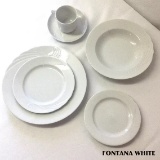 720-PC FONTANA WHITE CHINA