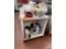 FLR B1: CABINET & CONTENTS (PORTABLE): ASSORTED FOOD STORAGE CONTAINERS W/LIDS & CUPS