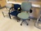 FLR 2: LOT OF 3-ASSORTED CHAIRS: 2-SIDE CHAIRS & 1-HUMANSCALE OFFICE CHAIR
