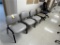 FLR 3: LOT: 6-ASSORTED CHAIRS: 3-HON RECEPTION CHAIRS, 1-STACK CHAIR, 2-OFFICE CHAIRS