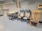 FLR 2: LOT: 3-ASSORTED HOSPITAL CHAIRS, SOILED LINEN CARTS, TRASH CAN & RAISED TOILET SEATS