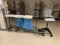 FLR 2: LOT: 3-SOILED LINEN CARTS, OXYGEN TANK CART, LAPTOP CART,  STEP STOOL & WASTE CANS