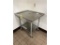 FLR B1: STAINLESS STEEL PORTABLE TABLE WITH LOWER SHELF