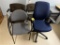 FLR B2: LOT OF 4-ASSORTED CHAIRS