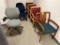 FLR B2: LOT OF 7-ASSORTED CHAIRS