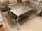 FLR B1: (2) STAINLESS STEEL TABLES, 48