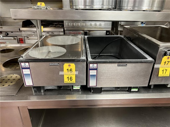 (2) SYSCO 71001-10 FOOD WARMERS