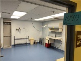 FLR 2: CONTENTS OF ENDOSCOPY ROOMS #1 & 2: MODULAR WORK STATIONS, ASSORTED TRASH & HAZARDOUS