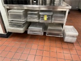 FLR B1: LOT: 17-CAMBRO TUBS WITH ASSORTED COVERS