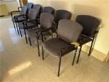 FLR 3: (9) HON RECEPTION STACK CHAIRS