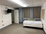 FLR 3: CONTENTS OF 3-ROOMS: 3-TWIN MATTRESSES & BOX SPRINGS W/ FRAMES, 3-SAMSUNG 32