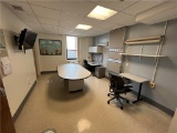 FLR 5: CONTENTS OF 2-ROOMS: MODULAR WORK STATION, CONFERENCE TABLE, 2-HUMANSCALE SWIVEL OFFICE