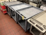 FLR B1: (3) RUBBERMAID BUS CARTS