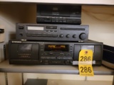 FLR B1: PIONEER DOUBLE CASSETTE CT-W770 RECEIVER, STEREO SYSTEM