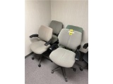 FLR B1: (4) HUMANSCALE OFFICE CHAIRS, GREEN