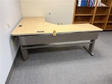 FLR B1: (2) ADJUSTABLE DESKS, 5.5' X 6.5'