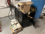 FLR B2: MISC CONTENTS ON 2-RUBBERMAID CARTS & ASSORTED GLOVES *CARTS NOT INCLUDED*