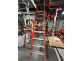 FLR B1: LOUISVILLE 8' FIBERGLASS STEP LADDER