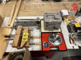 FLR B2: ASSORTED CLAMPS, STANLEY DOVETAIL, CRAFTSMAN JOG, FREUD 8