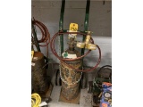 FLR B2: ACETYLENE TANK, HOSE, GAUGE & CART